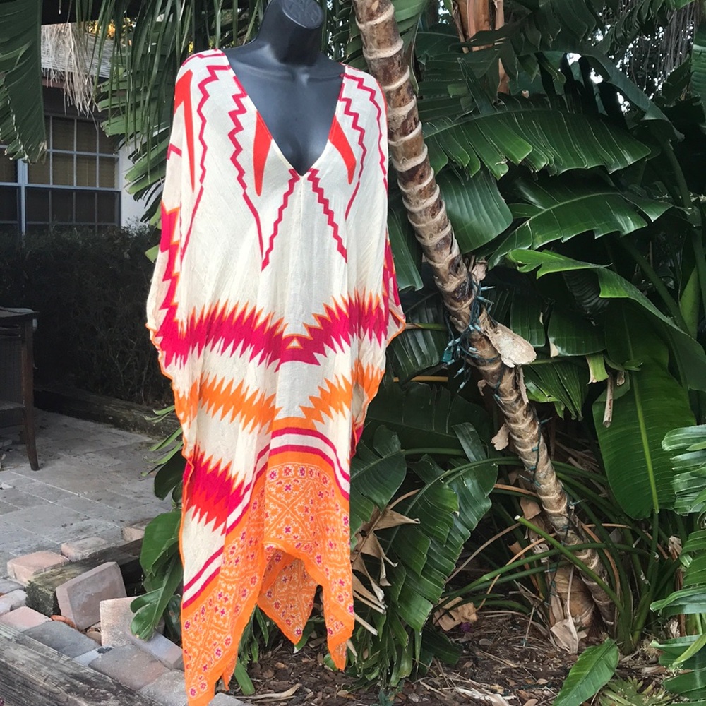 Theodora and Callum beach caftan